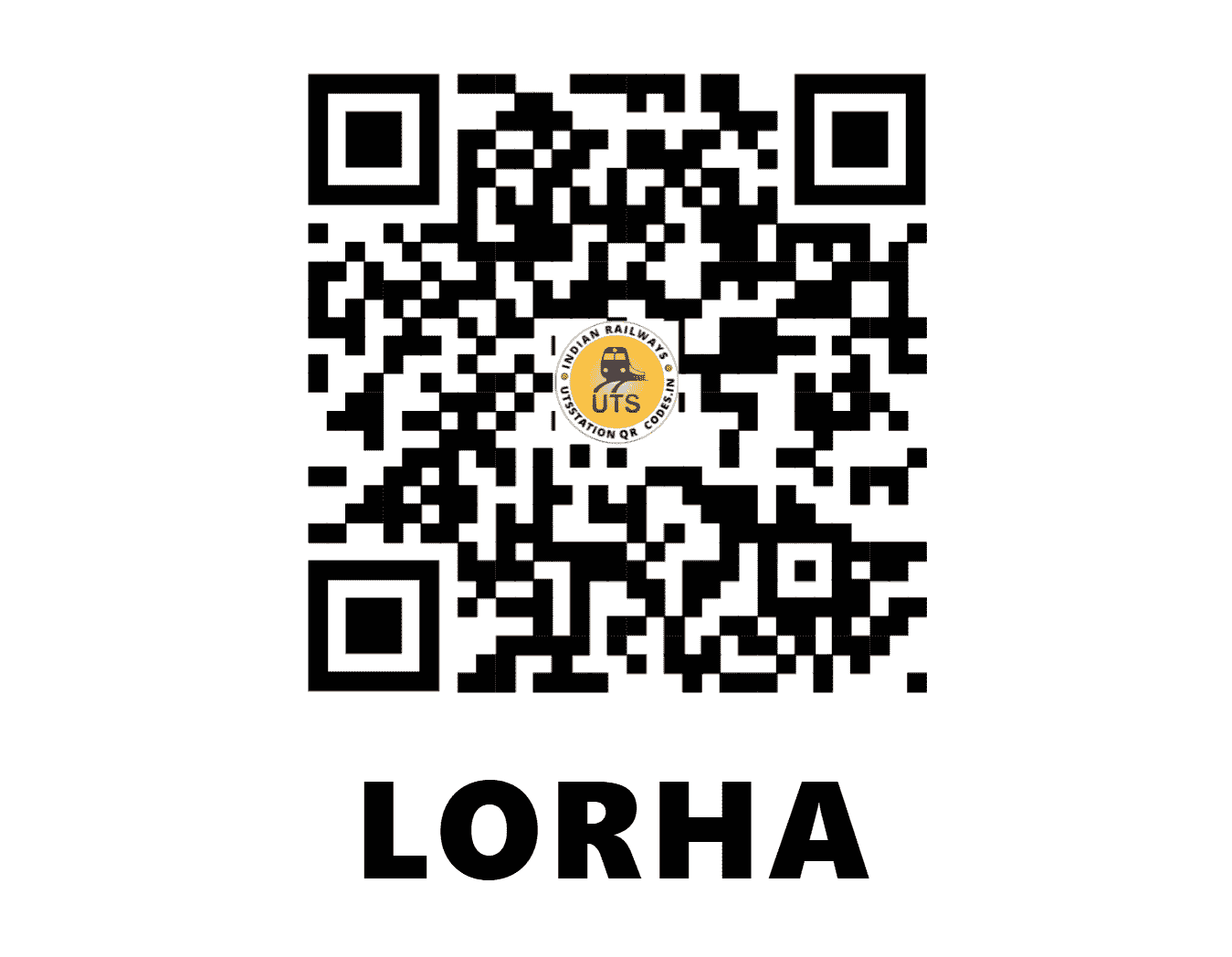 UTS QR Code for LORHA - LOA - SB (MADHYA PRADESH)